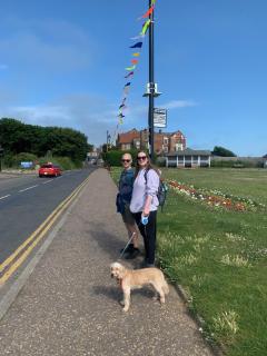 Waiting at Mundesley for the rare number 34 bus to Sea Palling